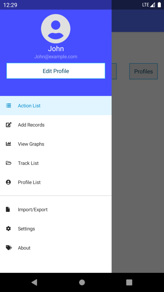 Image of User Interface