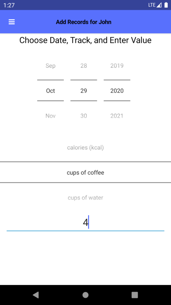 Image of User Interface